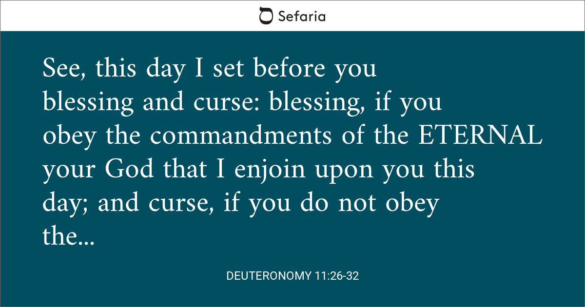 Deuteronomy.11.26-32
