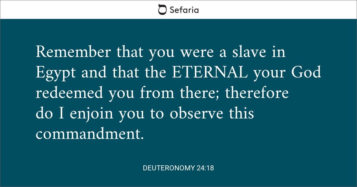Deuteronomy 24:18