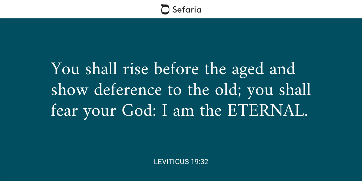Leviticus 19:32