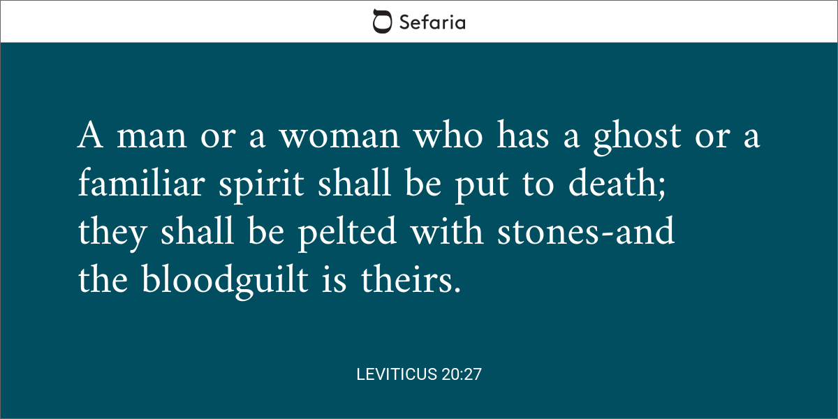 Leviticus 20:27