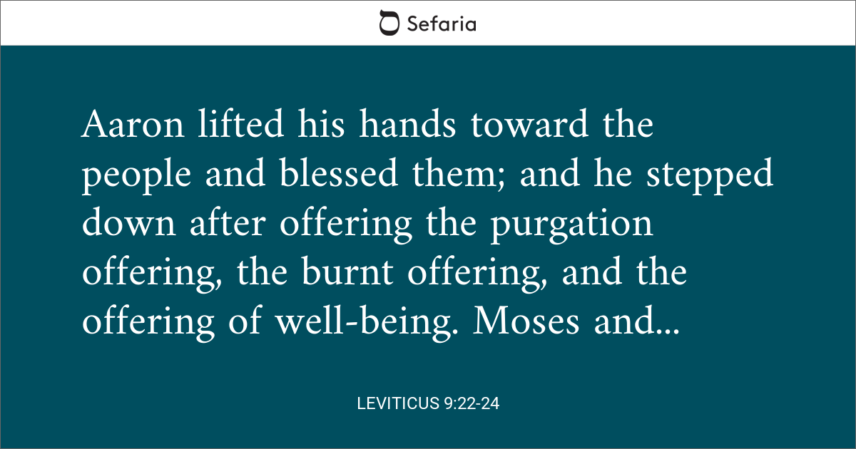 Leviticus.9.22-24