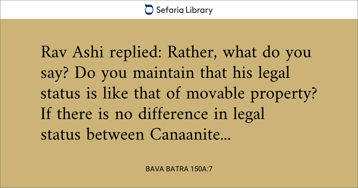 Bava Batra 150a:7 | Sefaria Library