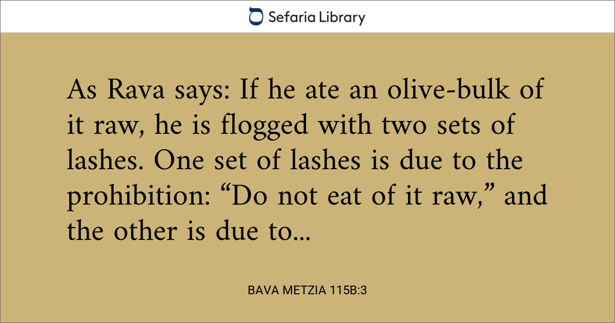 Bava Metzia 115b:3 | Sefaria Library