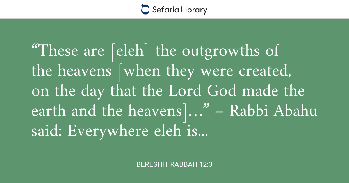 Bereshit Rabbah 12:3