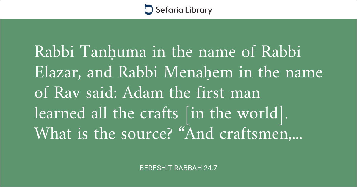 Bereshit Rabbah 24:7