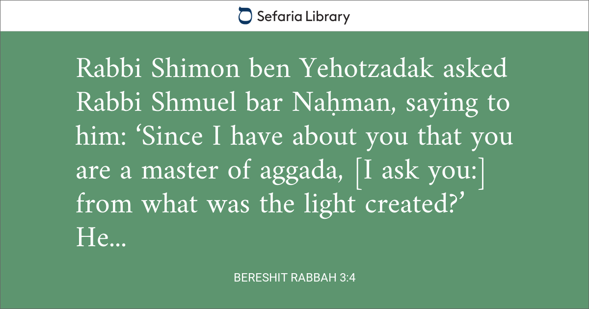 Bereshit Rabbah 3:4