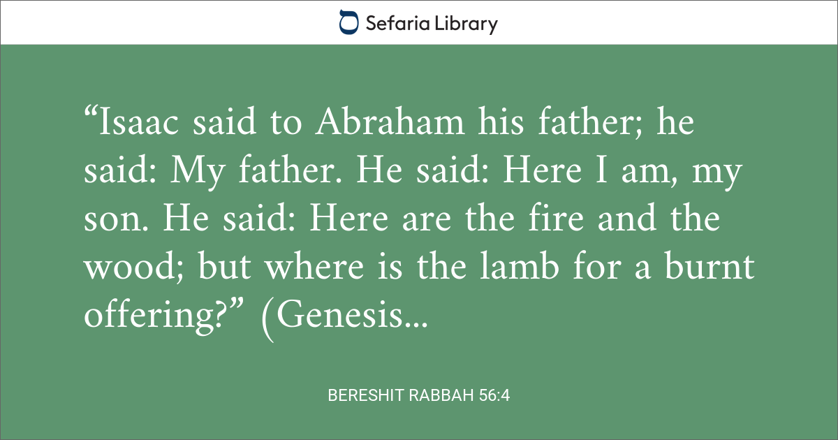 Bereshit Rabbah 56:4