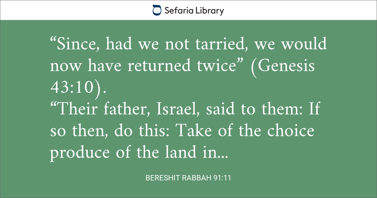 Bereshit Rabbah 91:11