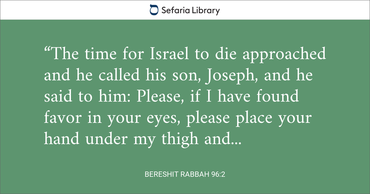 Bereshit Rabbah 96:2