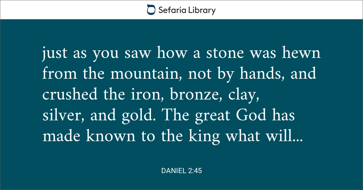 Daniel 2:45