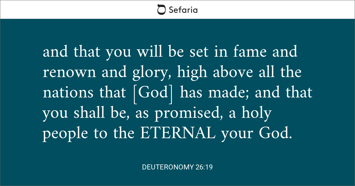 Deuteronomy 26 19