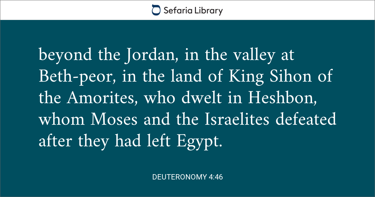 Deuteronomy 4:46