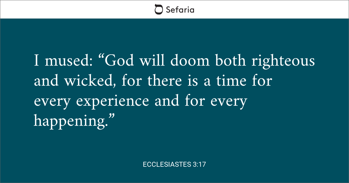 Ecclesiastes 3:17