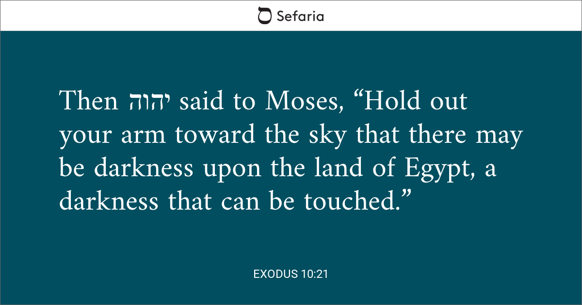 Exodus 10:21