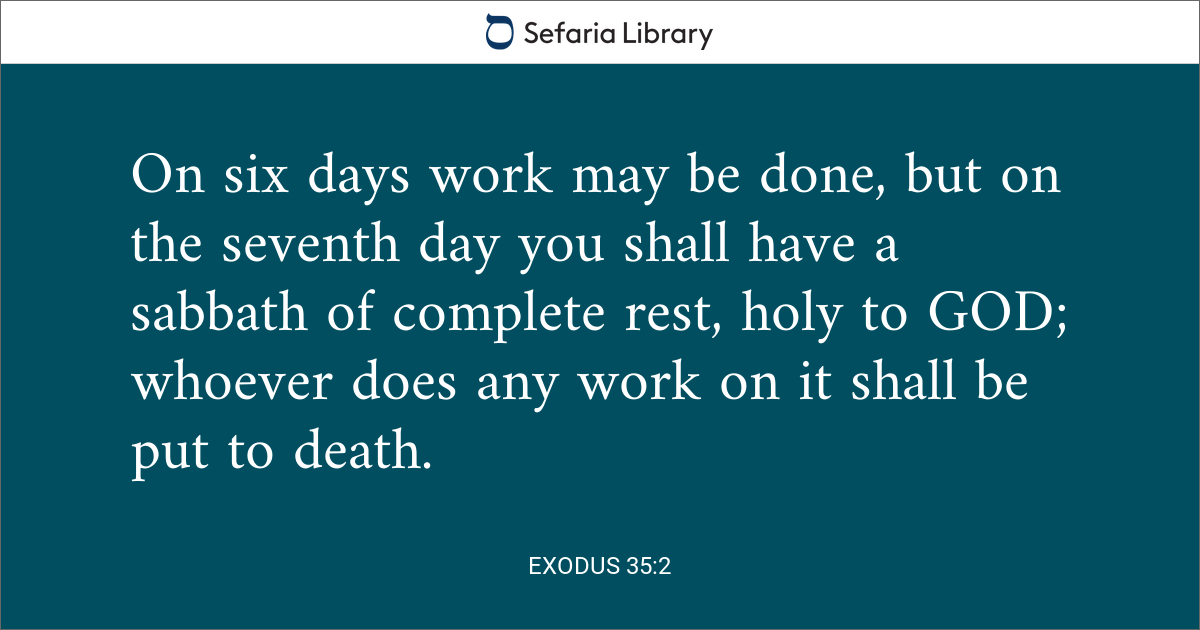 Exodus 35 2