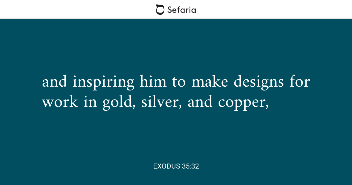 Exodus 35 32
