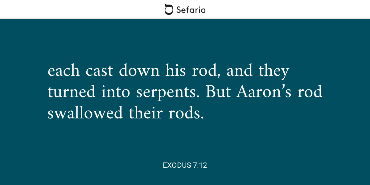 Exodus 7:12