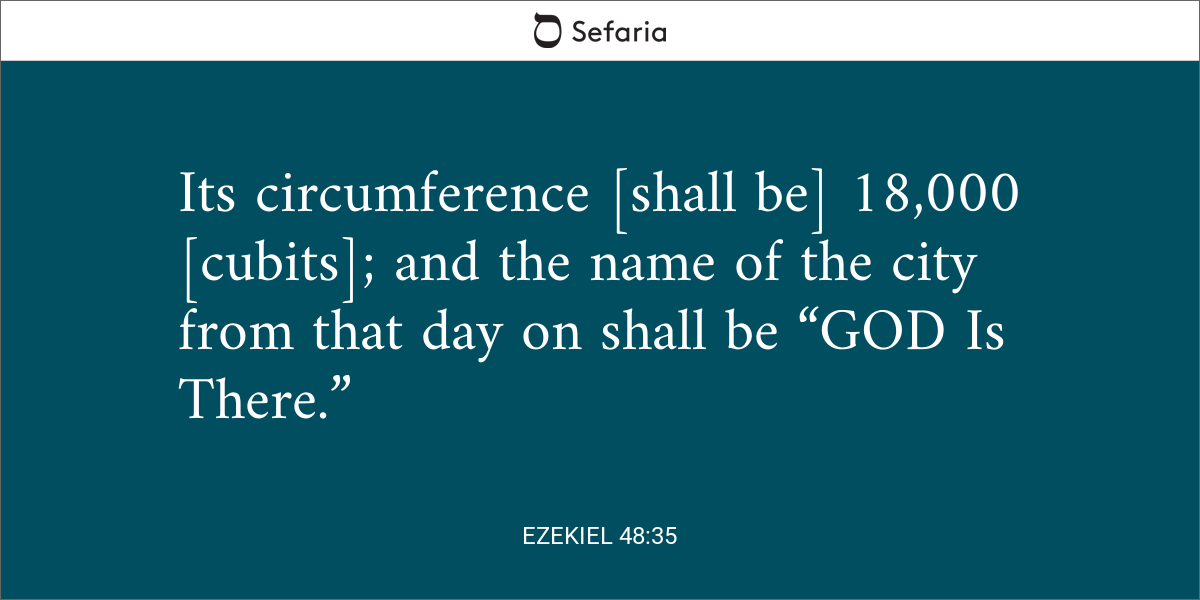Ezekiel 48:35