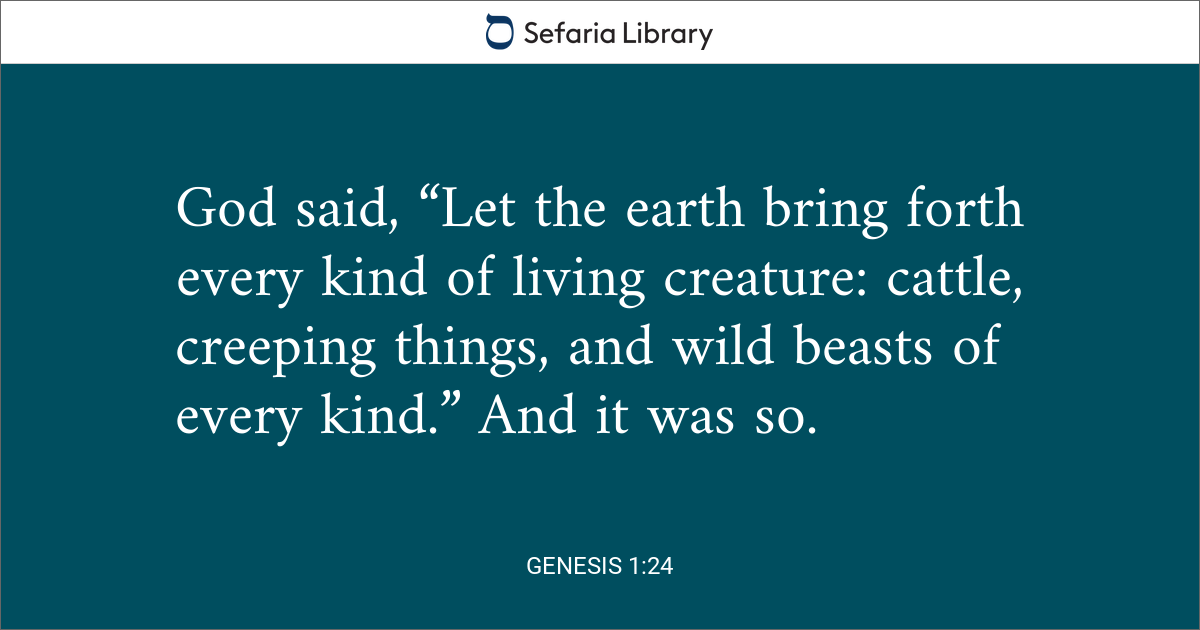 Genesis 1 24