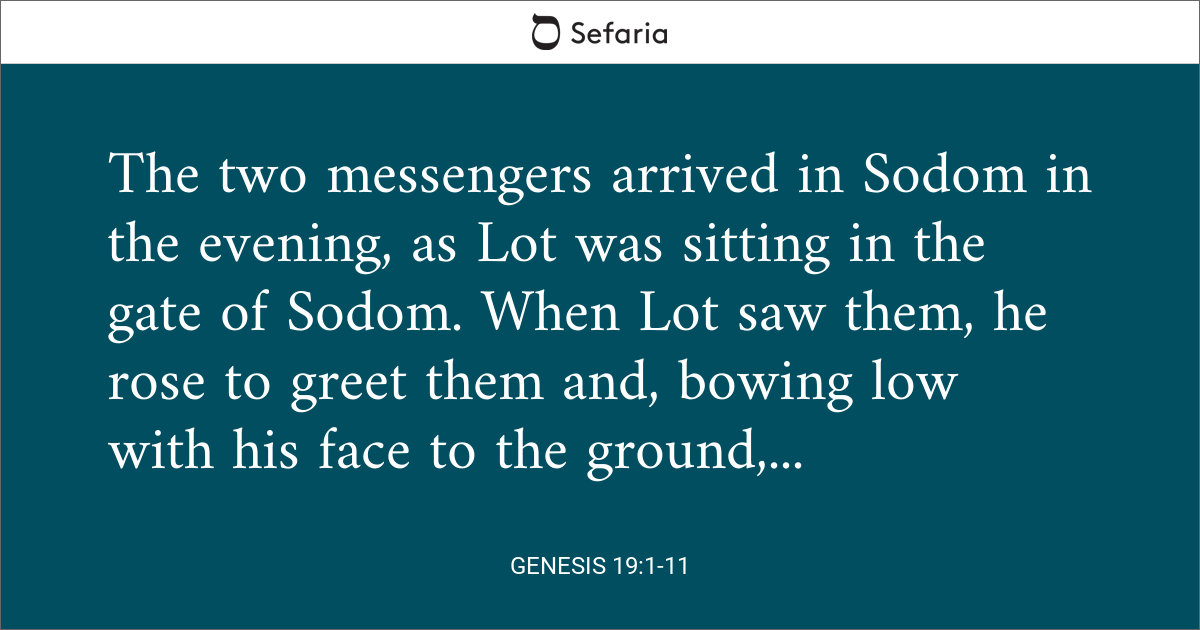 summary of genesis 19 1-11