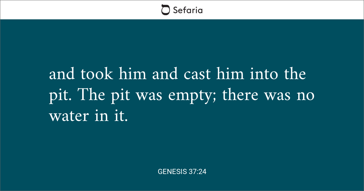 Genesis 37 24