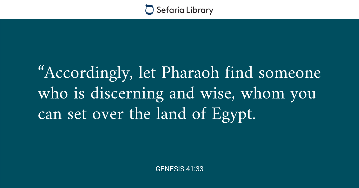 Genesis 41:33