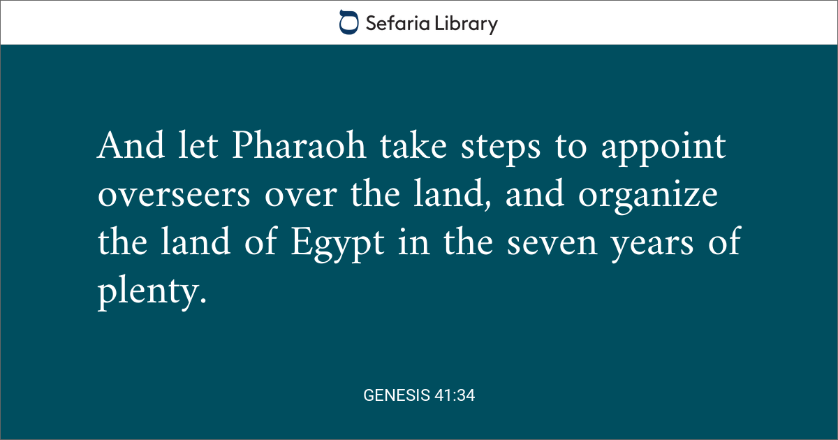 Genesis 41:34