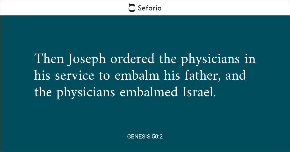 Genesis 50 2