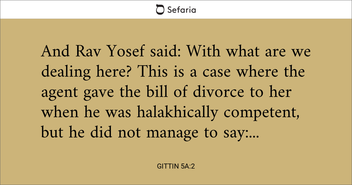 Gittin 5a:2