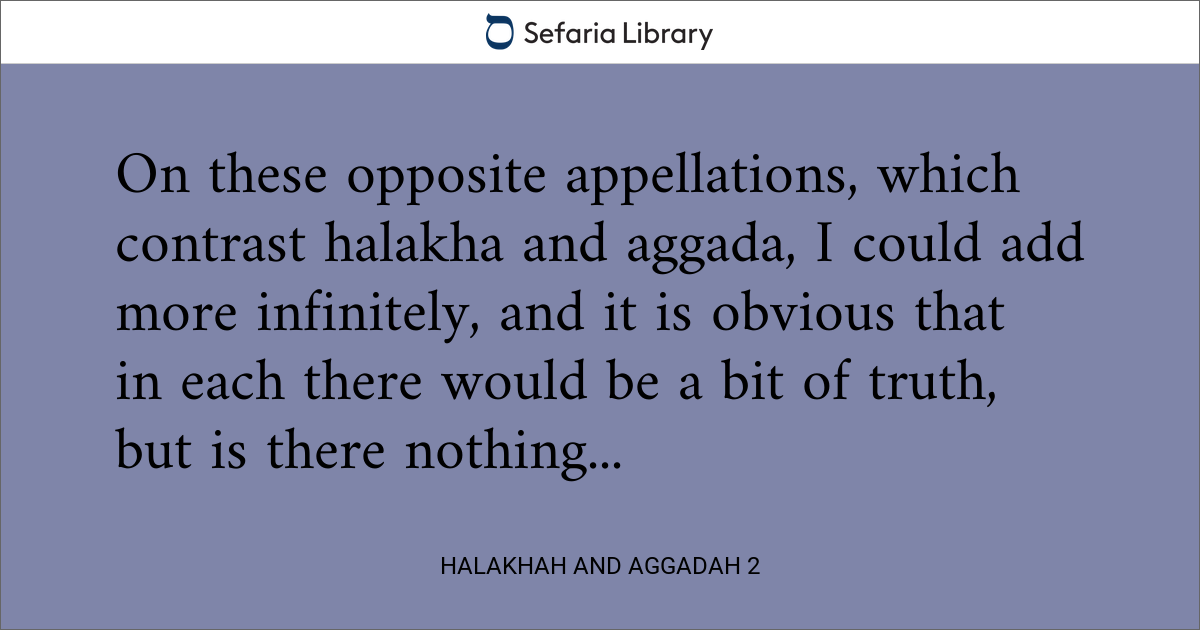 Halakhah And Aggadah 2