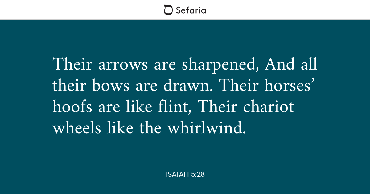 isaiah-5-28-sefaria-library
