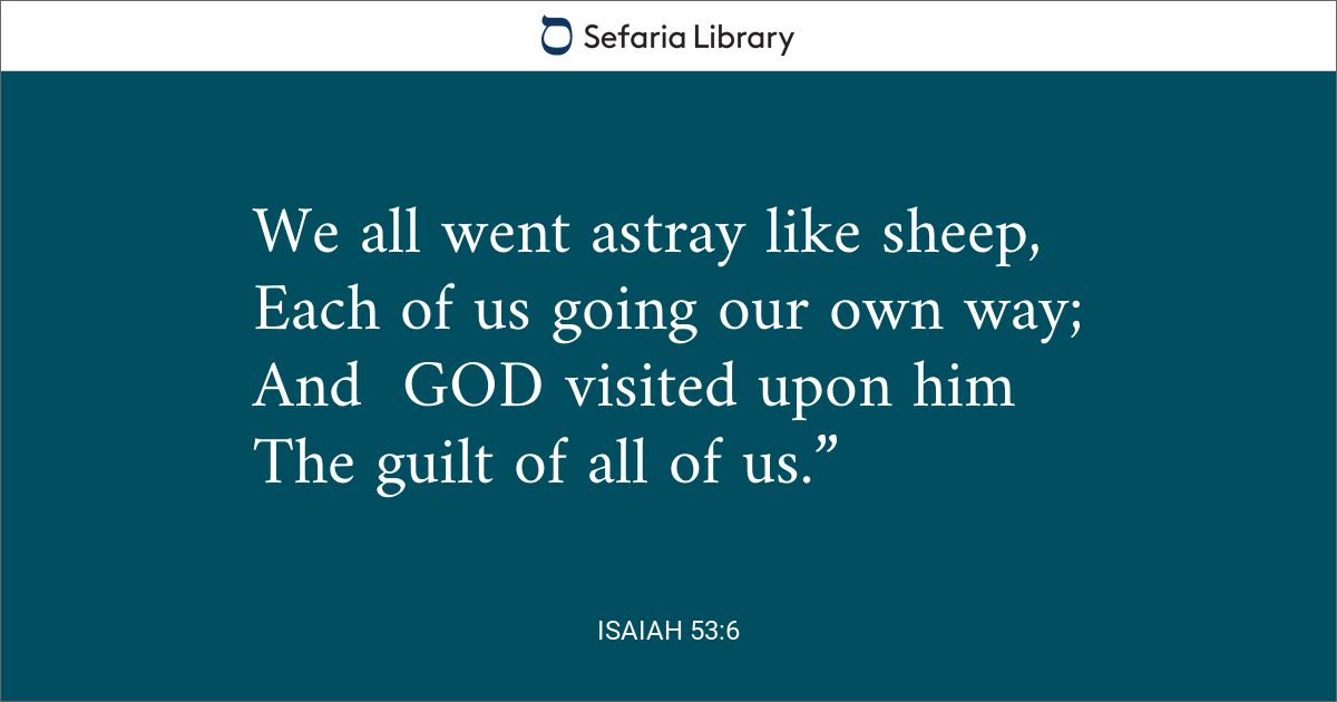 Isaiah 53 6