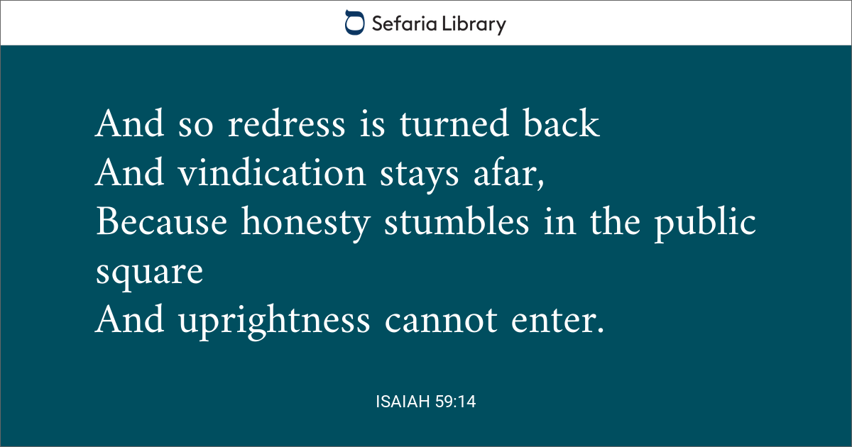 Isaiah 59:14