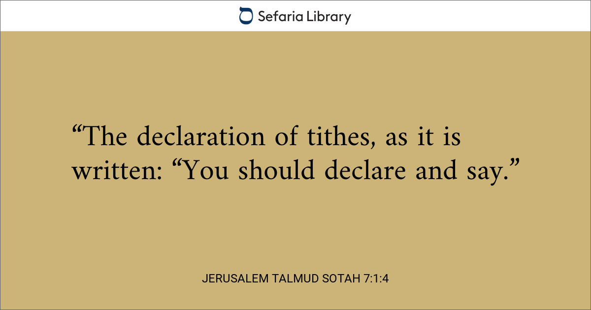 Jerusalem Talmud Sotah 7 1 4