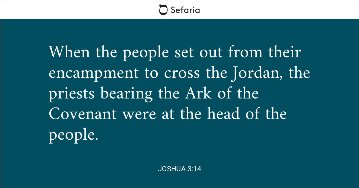 Joshua 3:14
