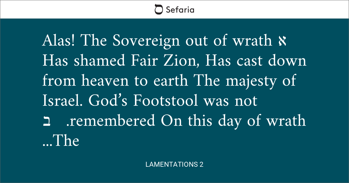 Lamentations 2