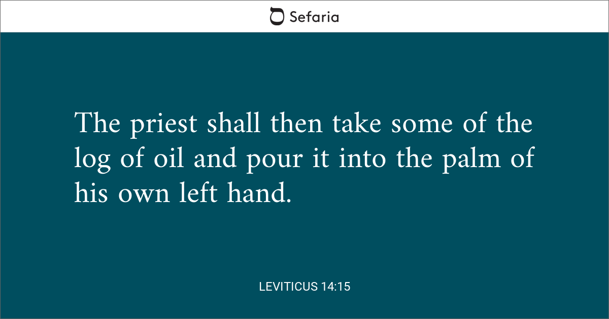 Leviticus 14:15