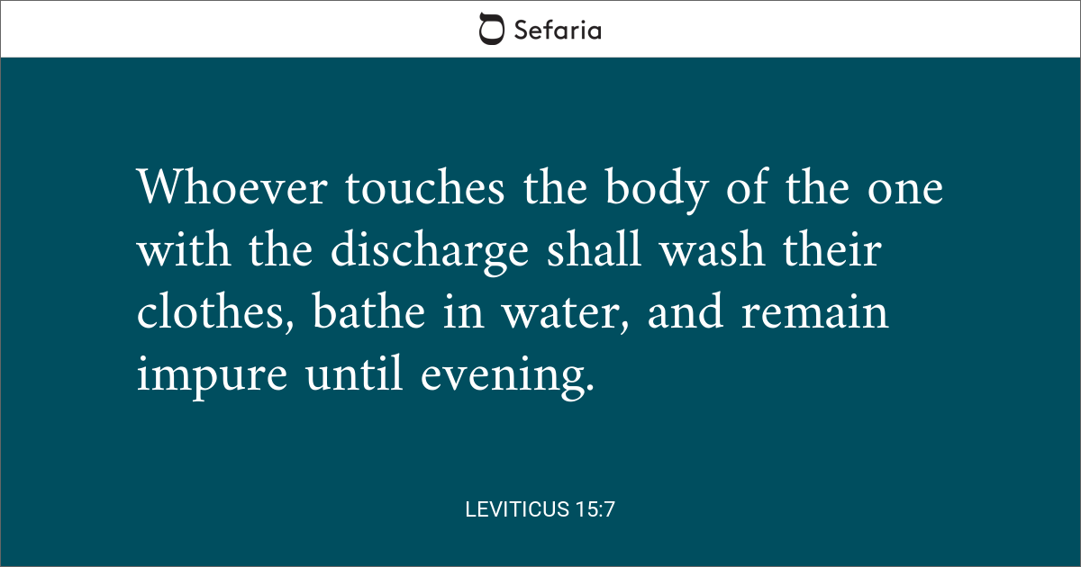 Leviticus 15:7
