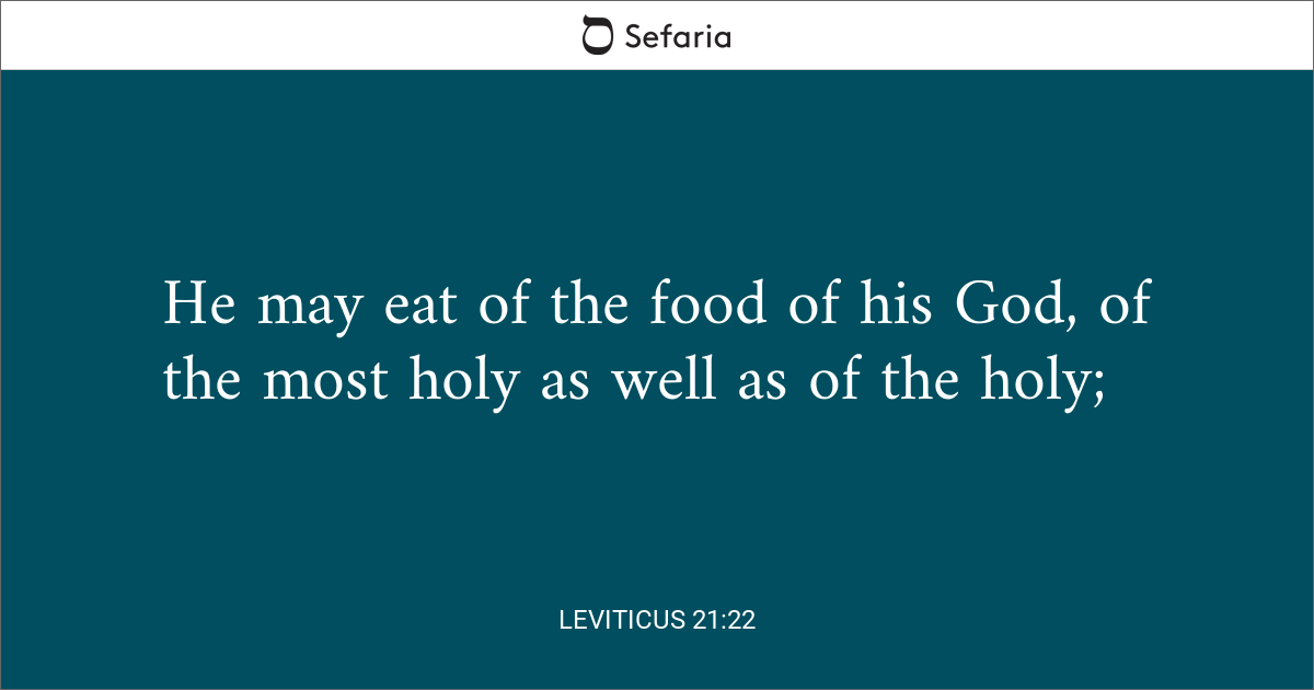 Leviticus 21:22