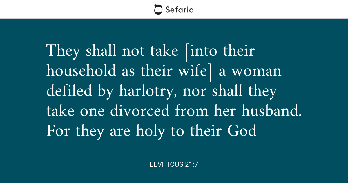 Leviticus 21:7