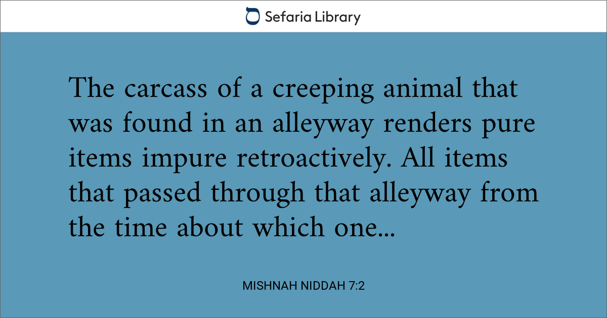 Mishnah Niddah 7:2 | Sefaria Library