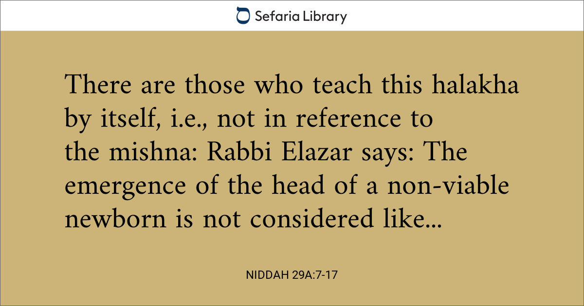 Niddah 29a:7-17 | Sefaria Library