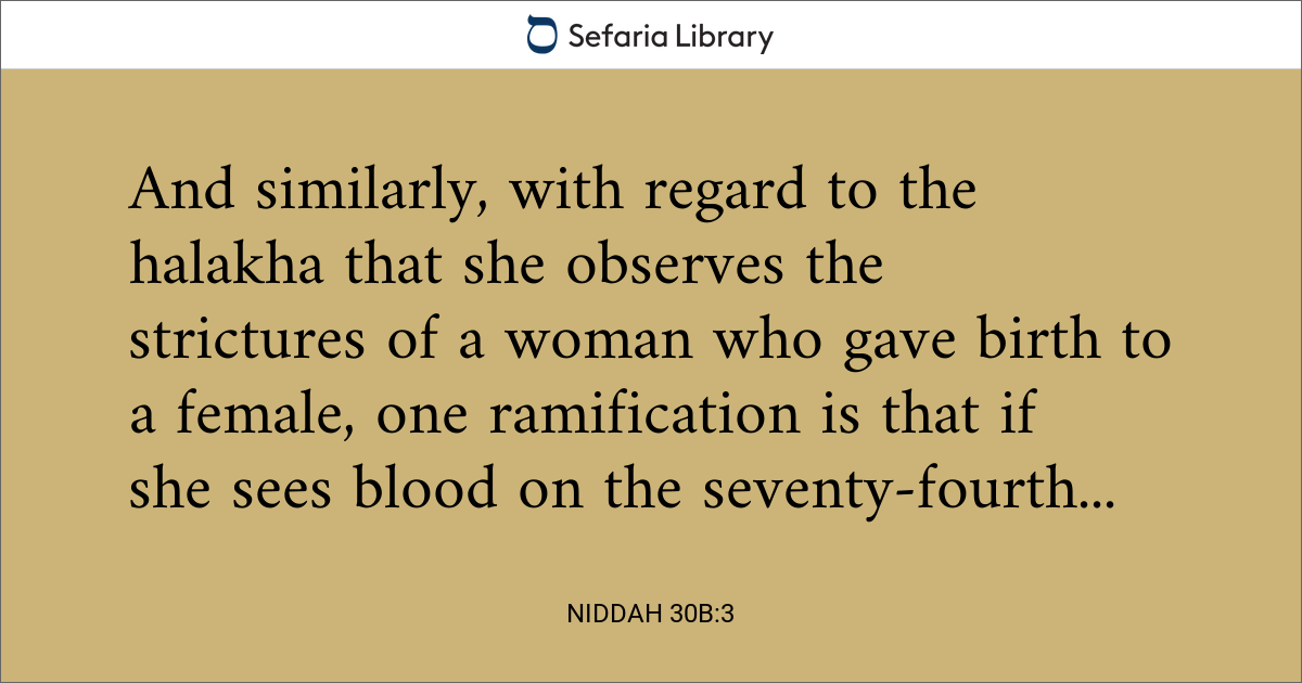 Niddah 30b:3 | Sefaria Library