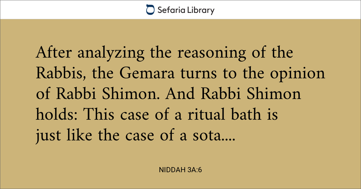 Niddah 3a:6 | Sefaria Library