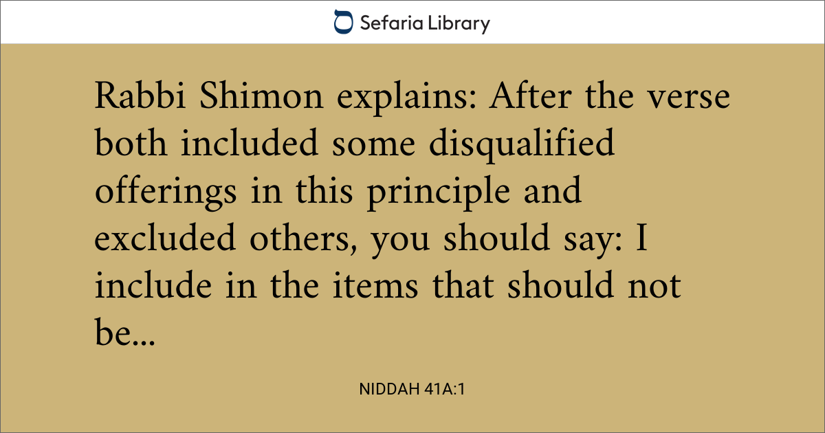 Niddah 41a:1 | Sefaria Library