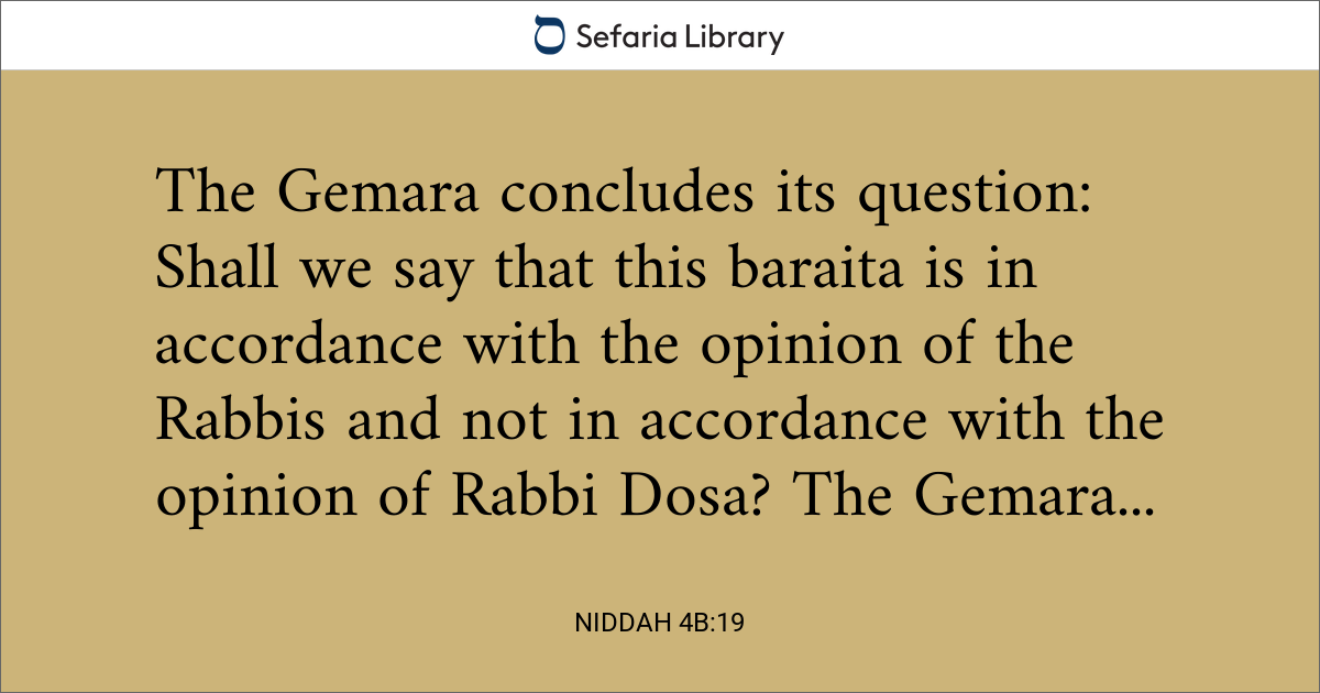 Niddah 4b:19 | Sefaria Library