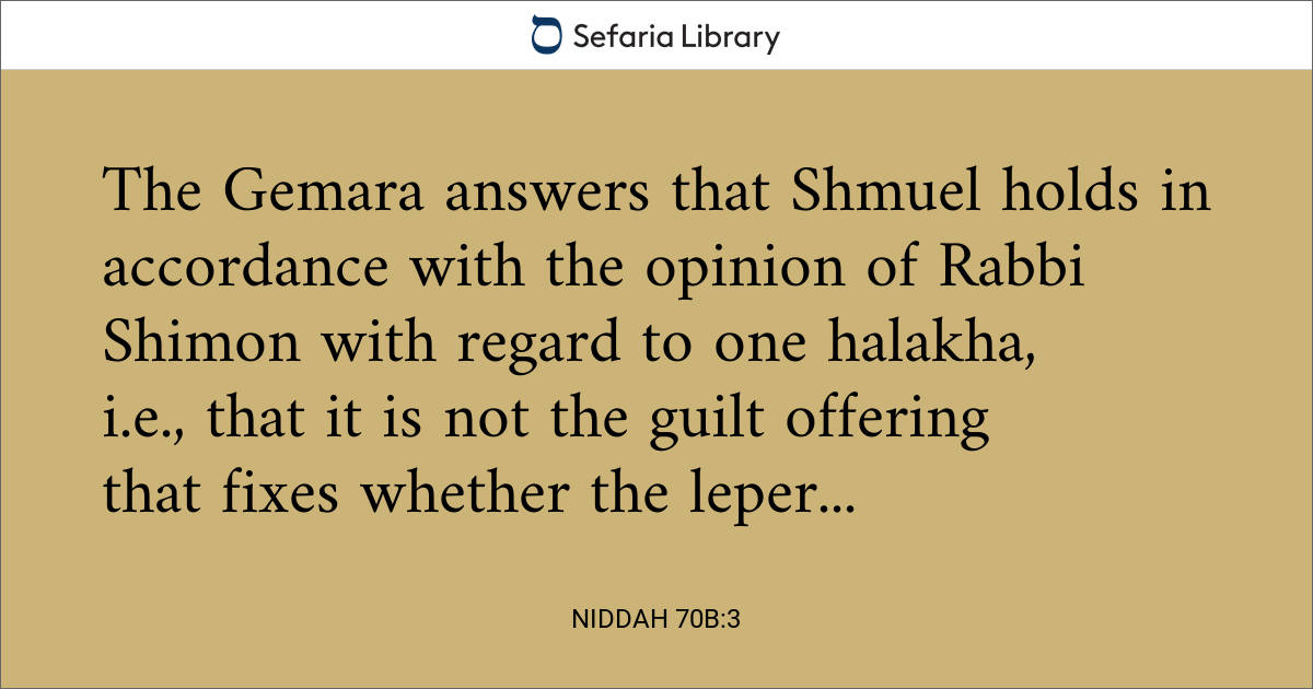 Niddah 70b:3 | Sefaria Library