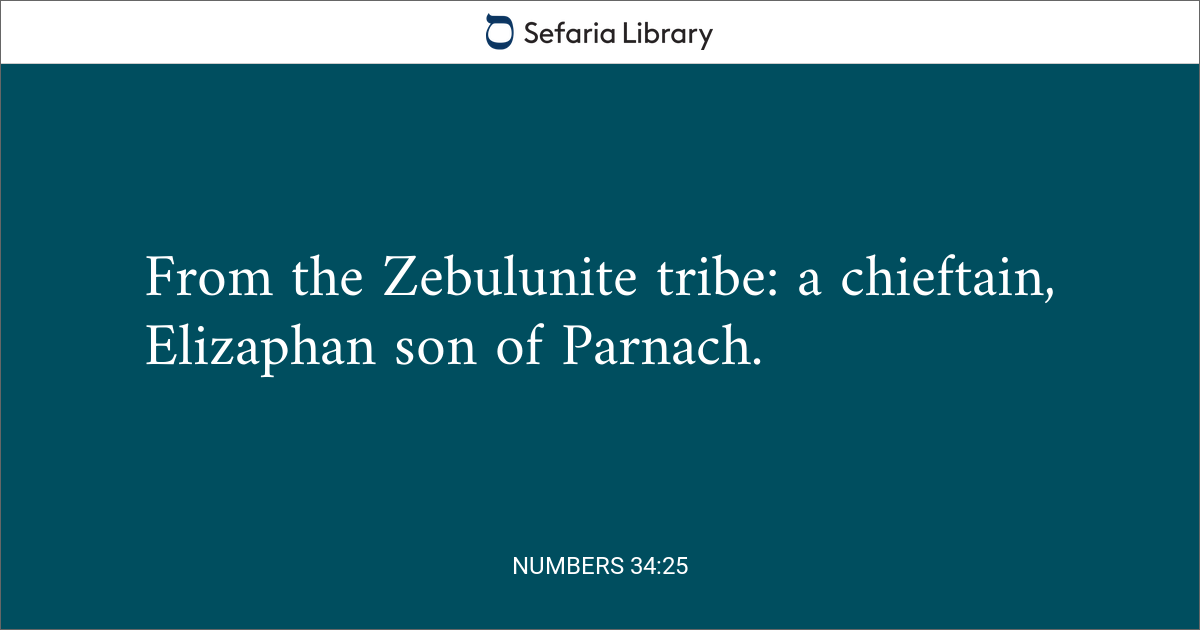 Numbers 34:25