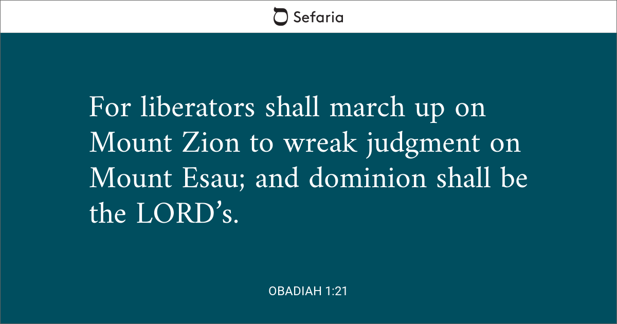 Obadiah 1 21