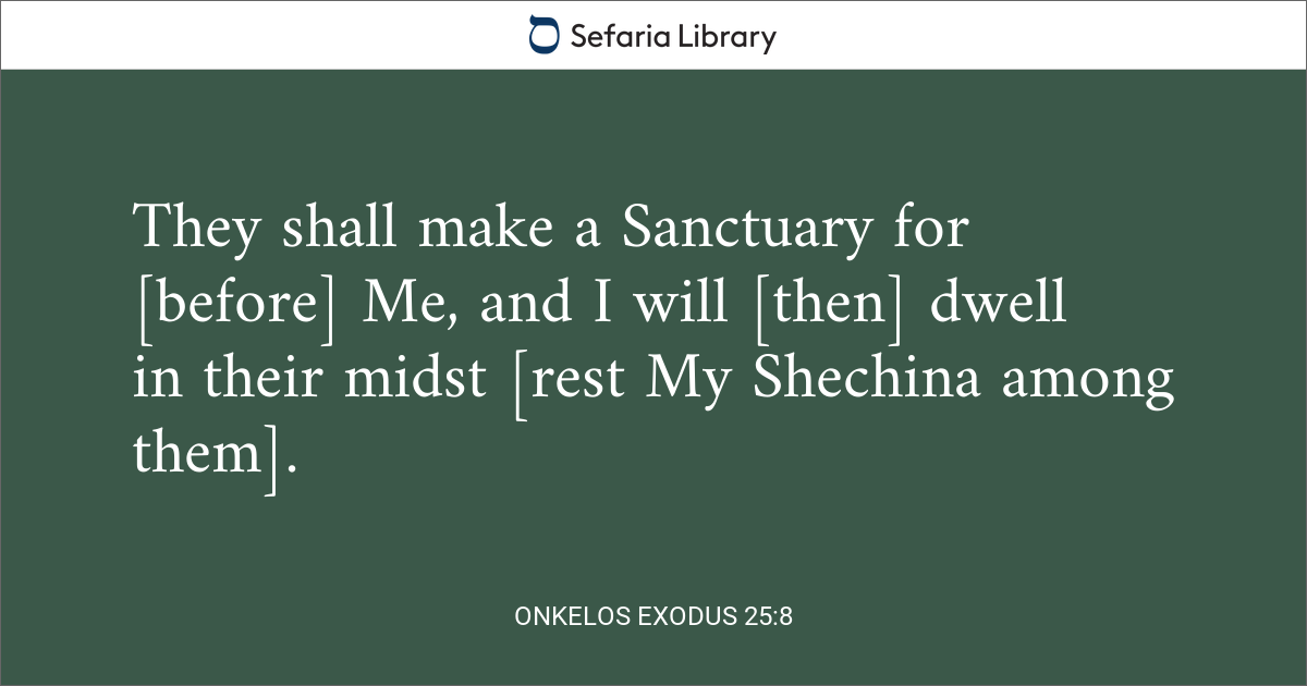 Onkelos Exodus 25:8